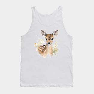 Watercolor Doe 2 Tank Top